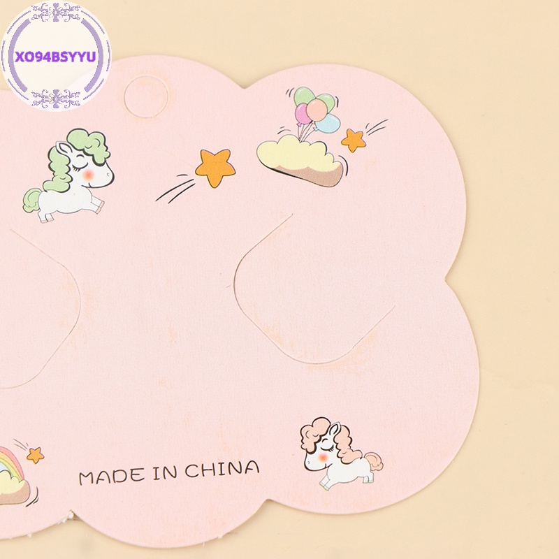 Xo94bsyu Set 50 Kẹp Tóc Giấy Hình Đám Mây Trưng Bày