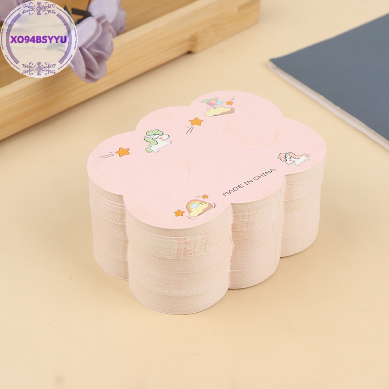 Xo94bsyu Set 50 Kẹp Tóc Giấy Hình Đám Mây Trưng Bày