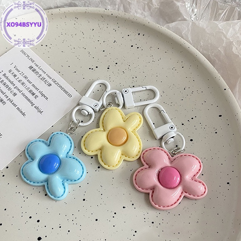 Xo94bsyu Móc Chìa Khóa / Túi Xách / Xe Hơi Hình Bông Hoa Màu Kẹo Dễ Thương diy vn