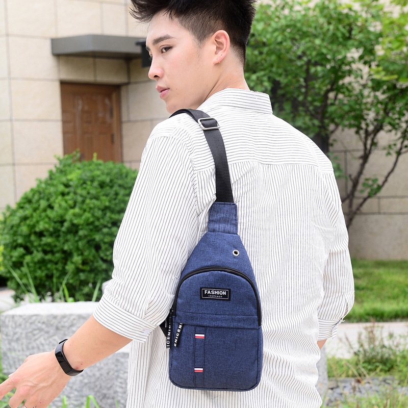 🔥Túi đeo chéo nam🔥Túi Đeo Chéo Ngực Vải oxford Phong Cách Hàn Quốc Cho Nam