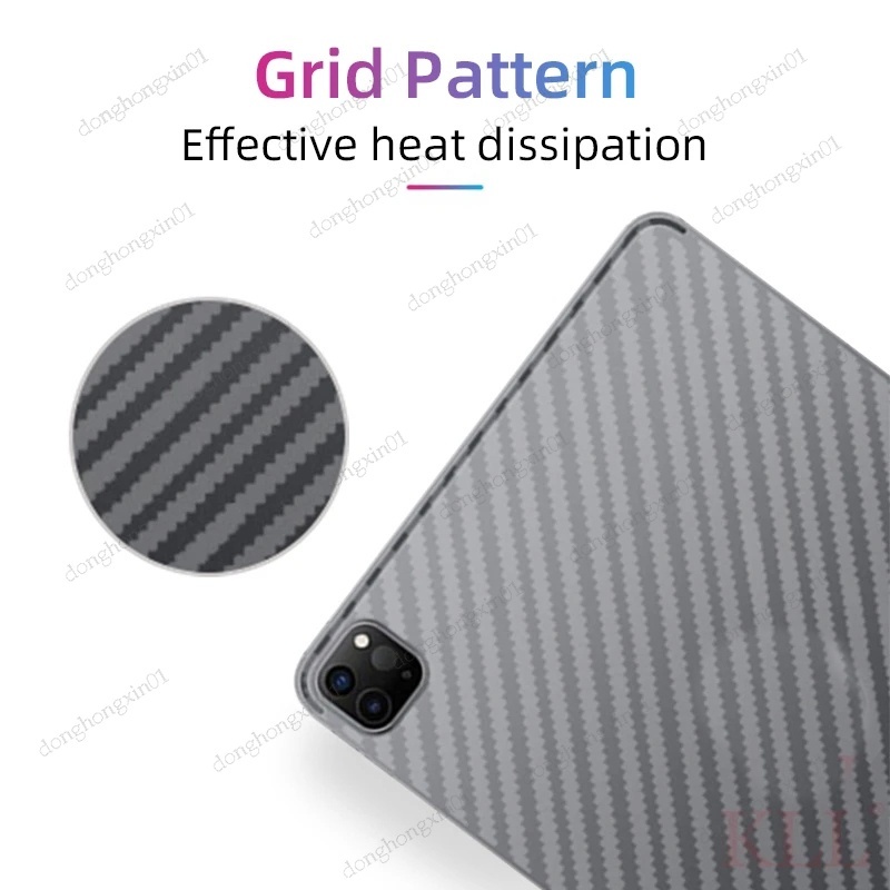 Miếng Dán Bảo Vệ Lưng Máy Tính Bảng Bằng Sợi carbon Cho samsung galaxy tab s9 fe 10.9 inch Smx510 Smx516B s9 fe + 12.4