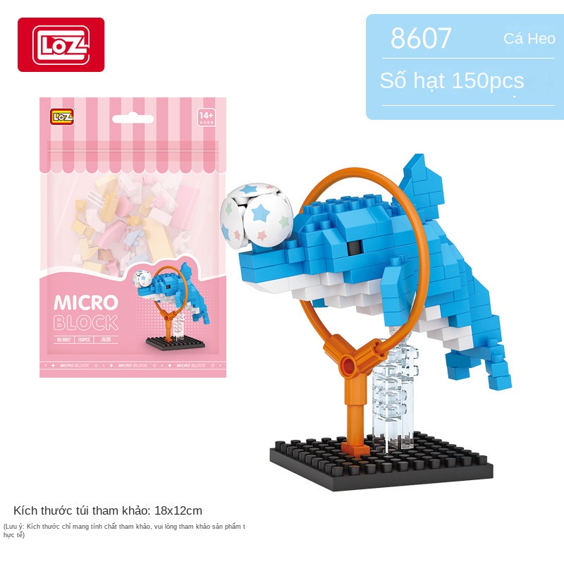 Lego Đồ Chơi Lắp Ráp Hình Động Vật Nhỏ Dễ Thương Phong Cách Trung Hoa Cho Bé Gái