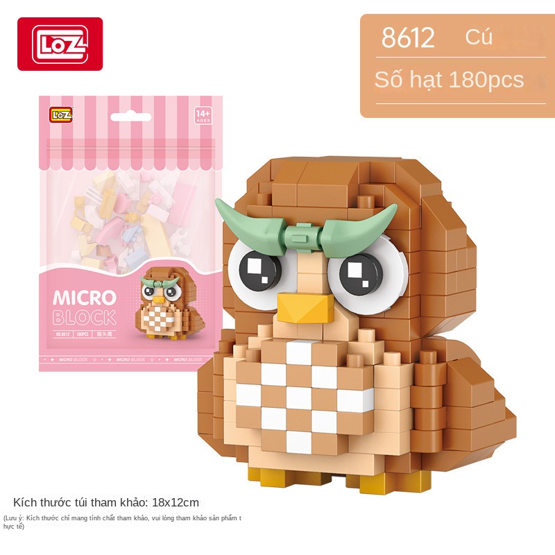 Lego Đồ Chơi Lắp Ráp Hình Động Vật Nhỏ Dễ Thương Phong Cách Trung Hoa Cho Bé Gái