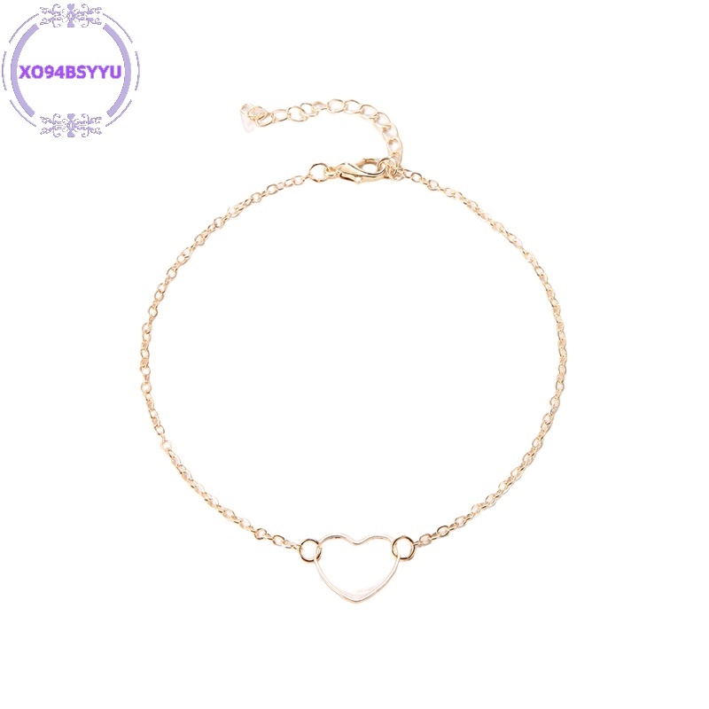 Xo94bsyu Vòng Tay Trang Sức Hình Trái Tim Đơn Giản Thời Trang Âu Mỹ Tự Làm Quà Tặng Cho Bạn Gái vn