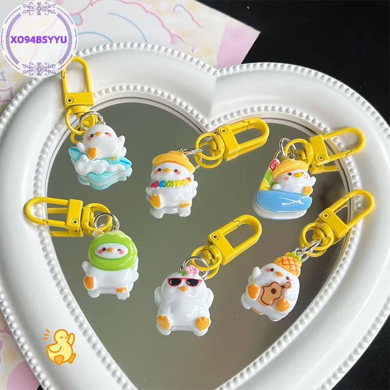 Xo94bsyu Móc Chìa Khóa / Điện Thoại Hình Chú Vịt Dễ Thương Dùng Làm Quà Tặng Cho Bạn Gái vn