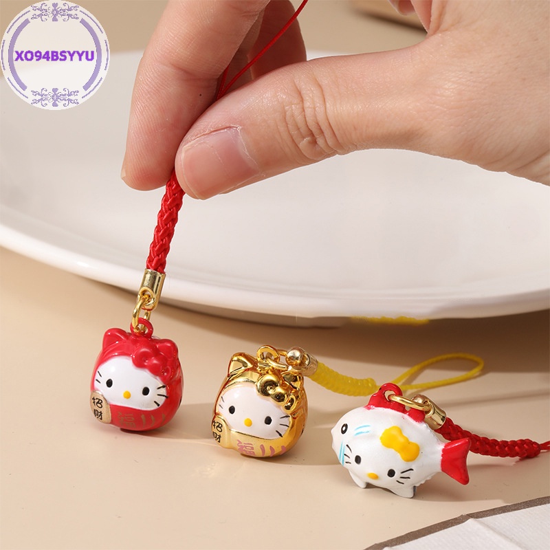 Móc Khóa Hình Mèo May Mắn Nhật Bản xo94bsyyu Có Chuông Dễ Thương
