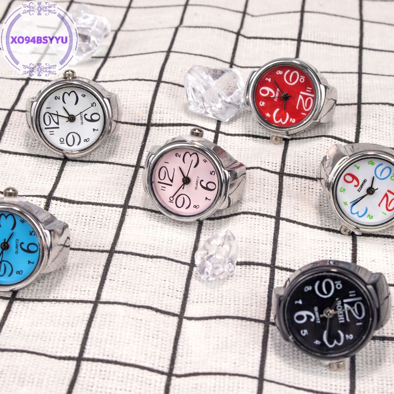 Xo94bsyu Nhẫn Đồng Hồ Đeo Tay Co Giãn Phong Cách punk hip hop Cá Tính Trang Trí Đồng Hồ Thời Trang Cho Cặp Đôi vn