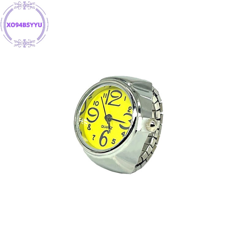 Xo94bsyu Nhẫn Đồng Hồ Đeo Tay Co Giãn Phong Cách punk hip hop Cá Tính Trang Trí Đồng Hồ Thời Trang Cho Cặp Đôi vn