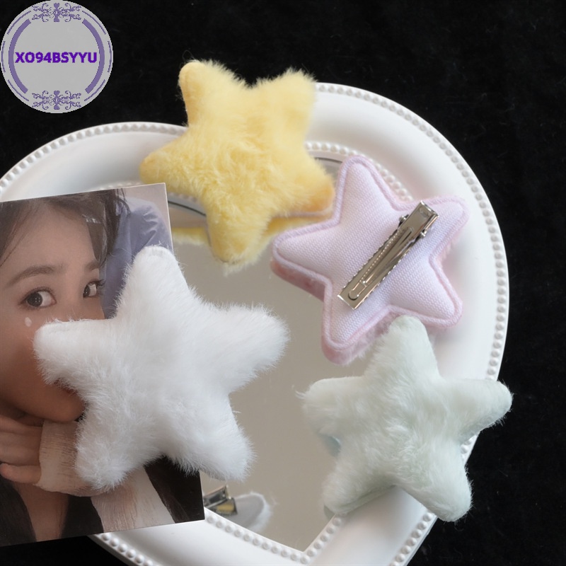Xo94bsyu Kẹp Tóc Ngôi Sao mini Ngọt Ngào Đáng Yêu Thời Trang Thủ Công Cho Nữ vn