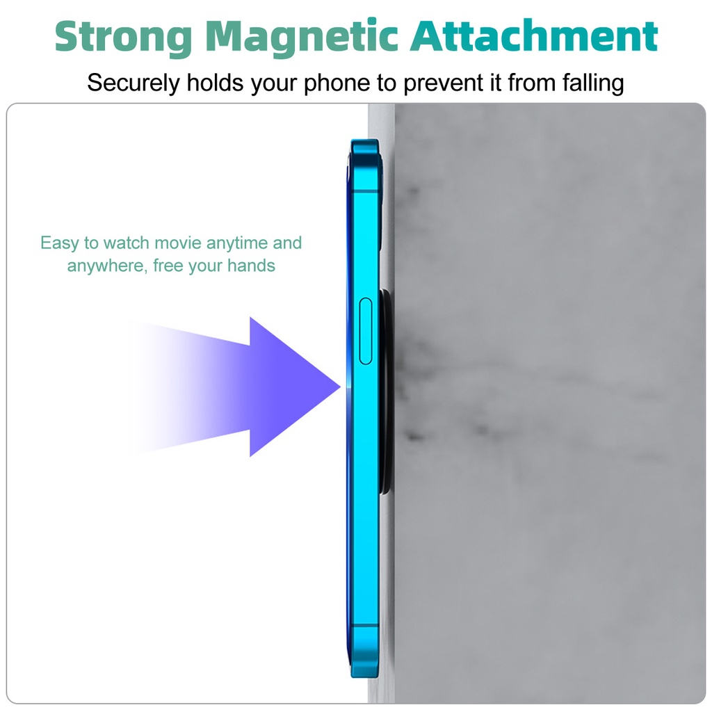 Guugei Giá Đỡ Điện Thoại Từ Tính Gắn Xe Hơi An Toàn Cho Iphone 14 13 12