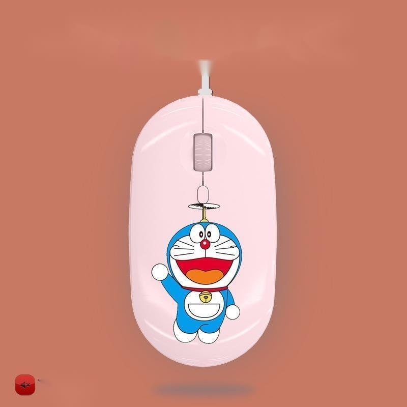 Chuột Máy Tính Có Dây Hình Mèo doraemon Dễ Thương