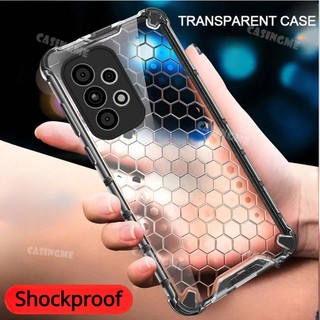 Chống Sốc Ốp Điện Thoại tpu + pc Trong Suốt Tản Nhiệt Hình Tổ Ong Cho samsung galaxy a72 a52 a52s a32 a22 a12 a02 a02s 5g 4g