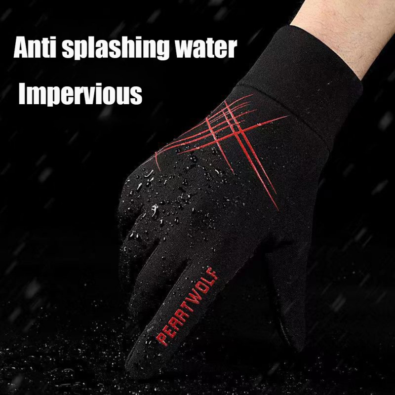 Mới Găng Tay Chạy Xe Đạp / Xe Máy Trượt Tuyết Cảm Ứng Chống Trượt Giữ Ấm Mùa Đông Dành Cho Nam Giới