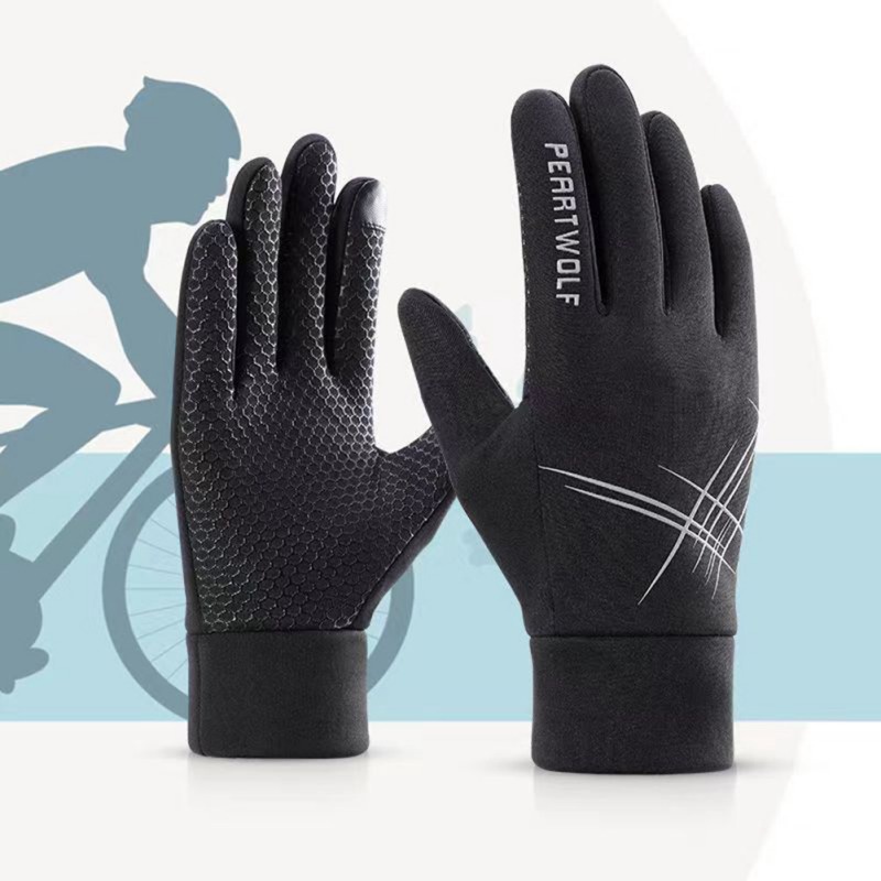 Mới Găng Tay Chạy Xe Đạp / Xe Máy Trượt Tuyết Cảm Ứng Chống Trượt Giữ Ấm Mùa Đông Dành Cho Nam Giới