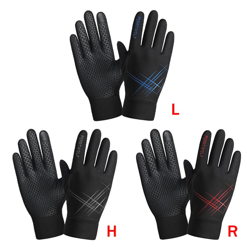 Mới Găng Tay Chạy Xe Đạp / Xe Máy Trượt Tuyết Cảm Ứng Chống Trượt Giữ Ấm Mùa Đông Dành Cho Nam Giới