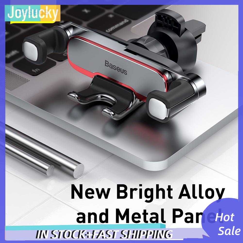 Giá Đỡ Điện Thoại baseus Bằng Kim Loại Gắn Lỗ Thông Gió Xe Hơi Kích Thước 4.7-6.5 inch