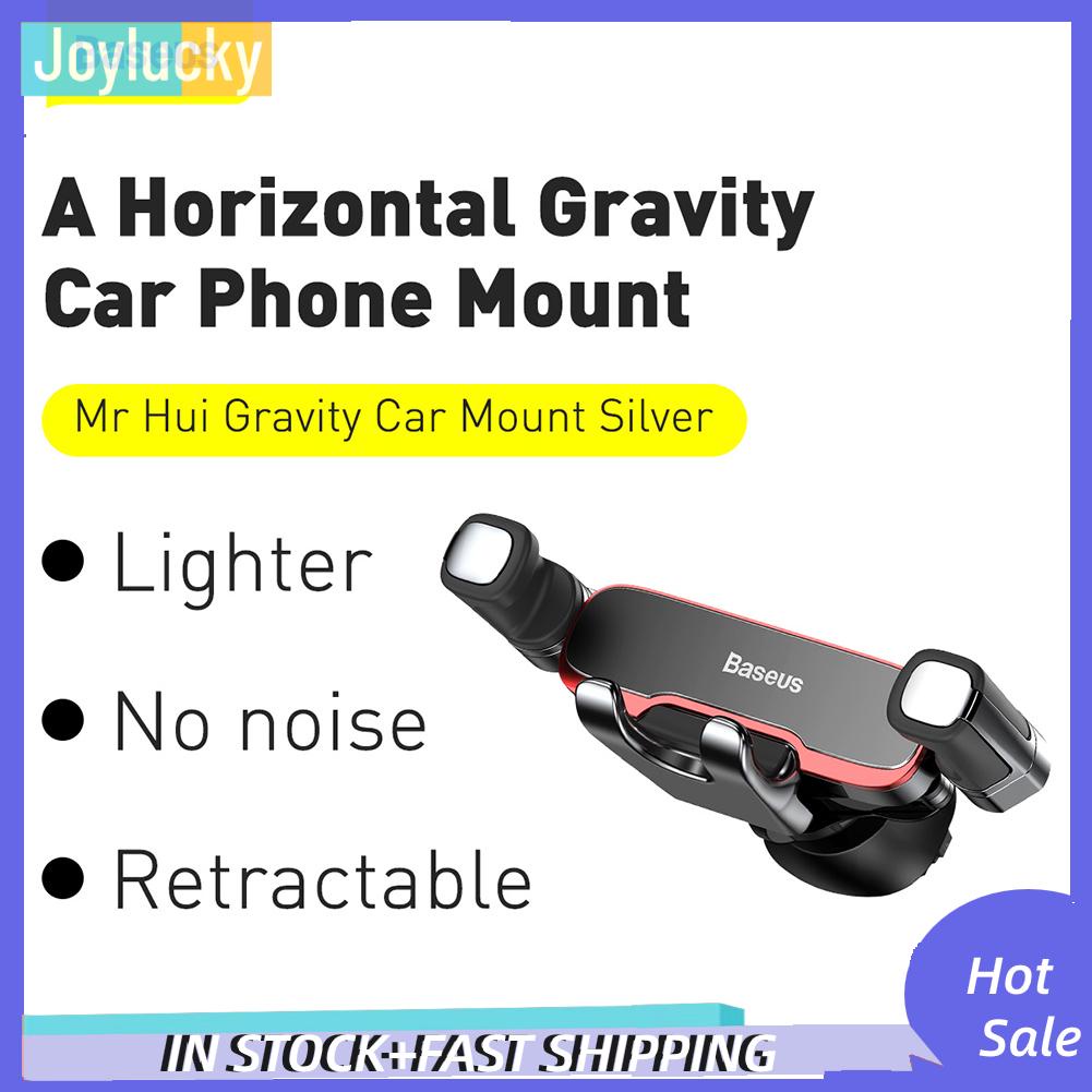 Giá Đỡ Điện Thoại baseus Bằng Kim Loại Gắn Lỗ Thông Gió Xe Hơi Kích Thước 4.7-6.5 inch