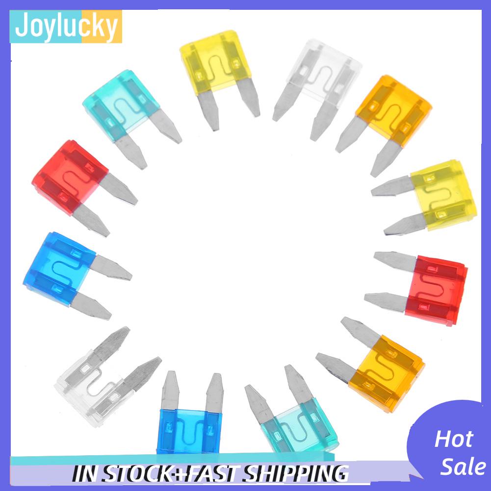 Set 60 Cầu Chì mini 5a 10a 15a 20a 25a 30a Cho Xe Hơi / Xe Tải