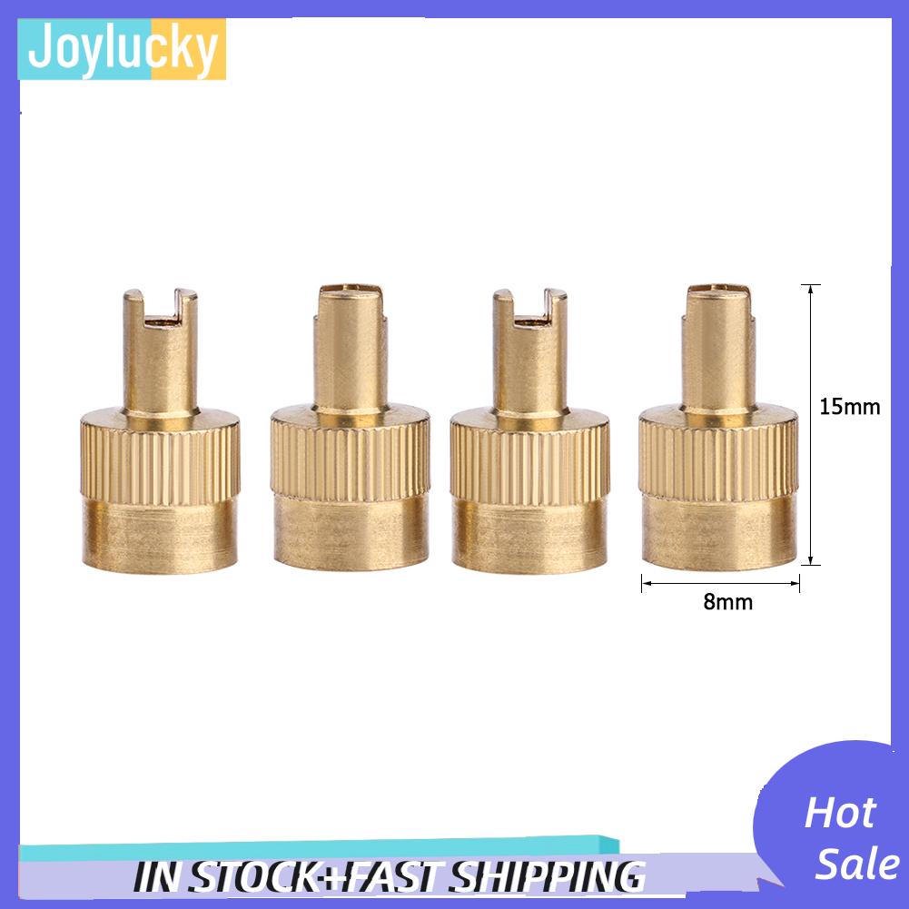 Bộ 8 Nắp Van Có Rãnh Kèm Dụng Cụ Tháo Lõi Cho Xe Hơi / Xe Máy