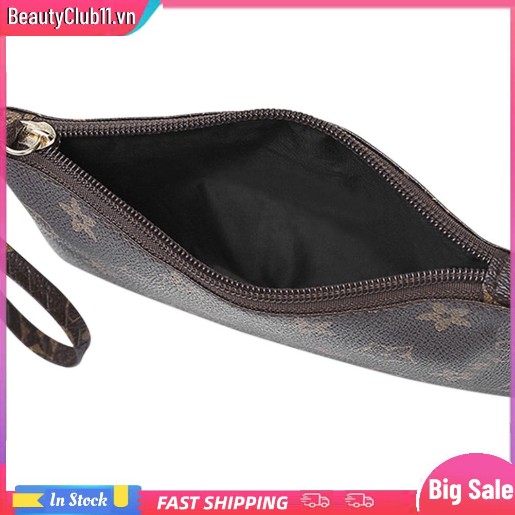 Ví Da pu Dài Có Dây Kéo Dùng Đựng Điện Thoại Dành Cho Nữ