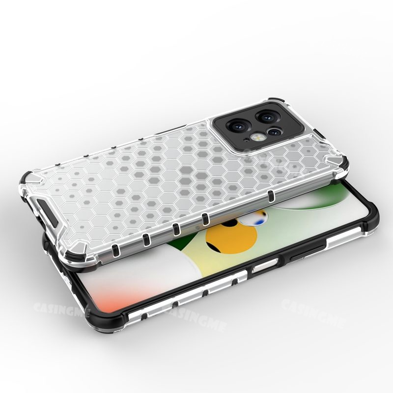 Chống Sốc Ốp Điện Thoại tpu + pc Trong Suốt Tản Nhiệt Hình Tổ Ong Cho redmi note 12 pro plus turbo 5g 4g note12 xiaomi 2023
