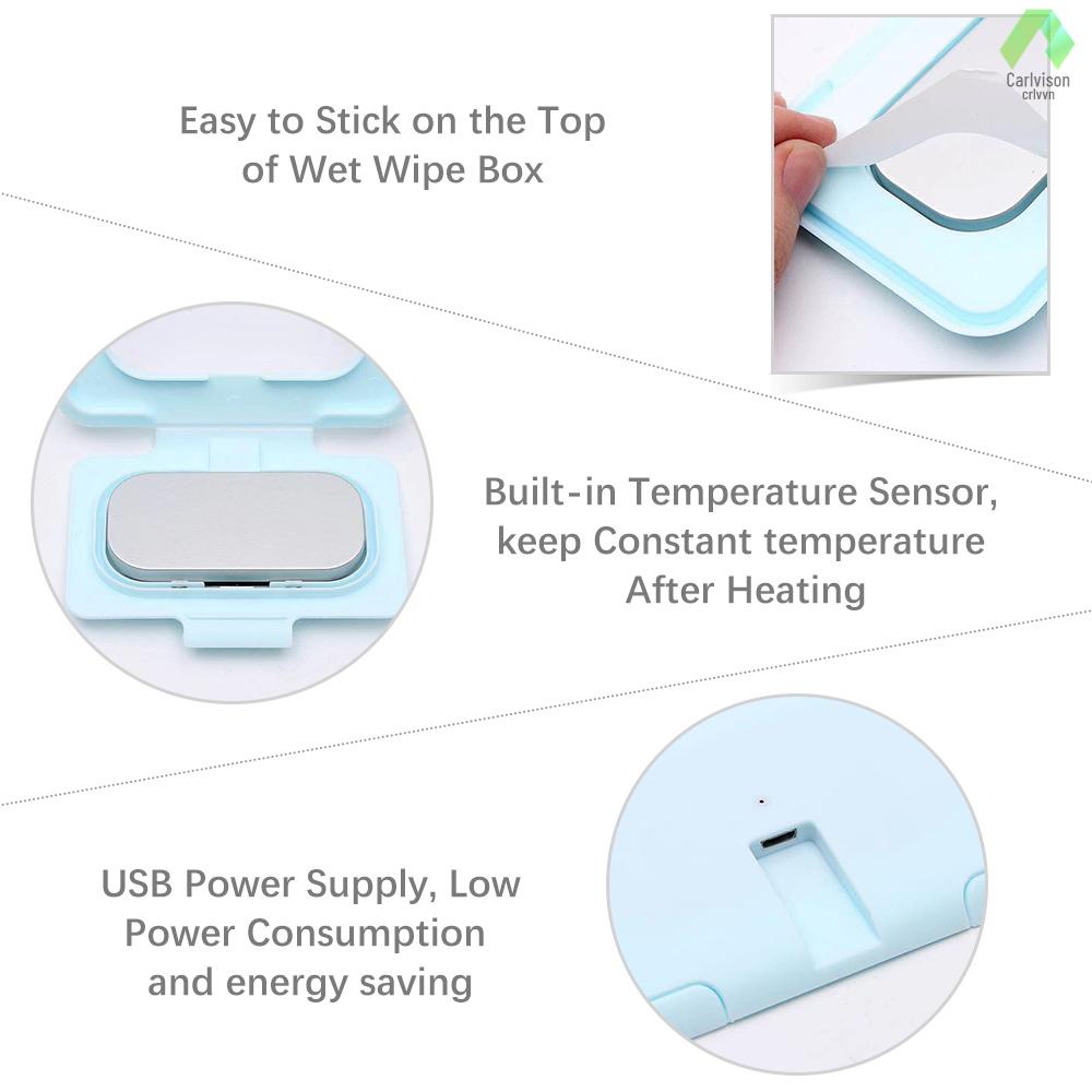 Khăn Lau Ướt Di Động Giữ Ấm usb Hoàn Hảo Cho Bé