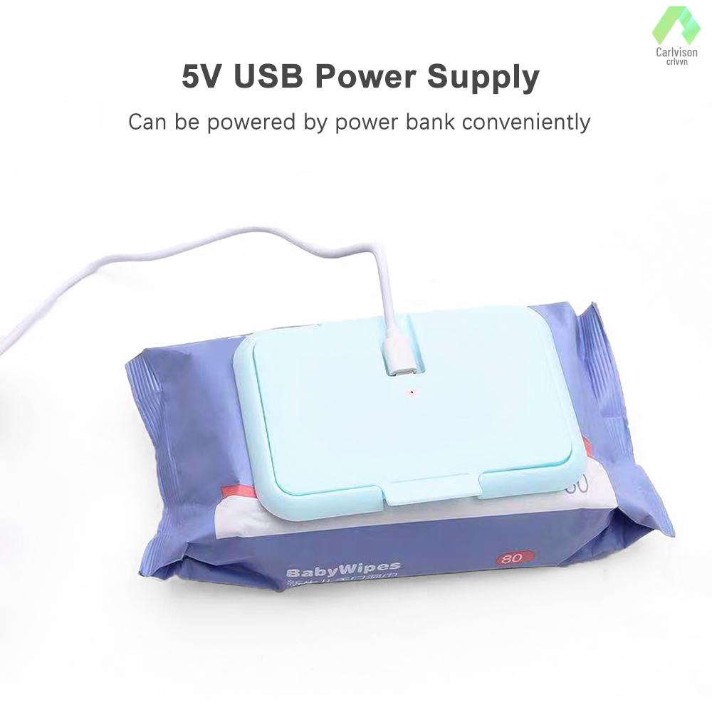 Khăn Lau Ướt Di Động Giữ Ấm usb Hoàn Hảo Cho Bé