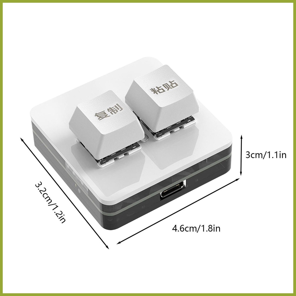 Bàn Phím mini 2 Nút Bấm Dùng Để Chơi game