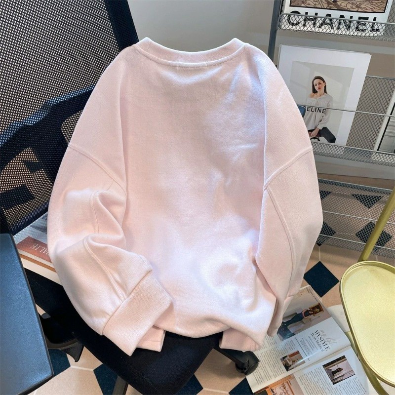 Áo Hoodie Dáng Rộng Trẻ Trung Phong Cách Phương Tây Cho Nữ