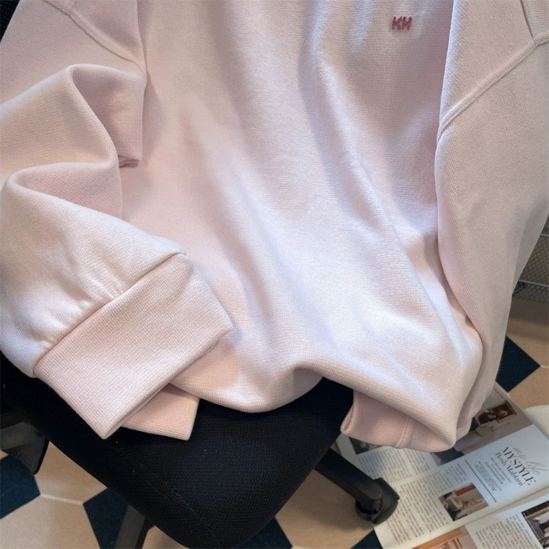 Áo Hoodie Dáng Rộng Trẻ Trung Phong Cách Phương Tây Cho Nữ