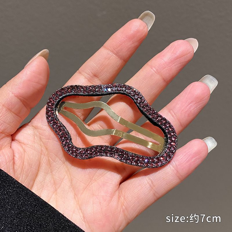 Kẹp Tóc Hình Đám Mây Rỗng Đính Đá Thời Trang 2023 Cho Nữ