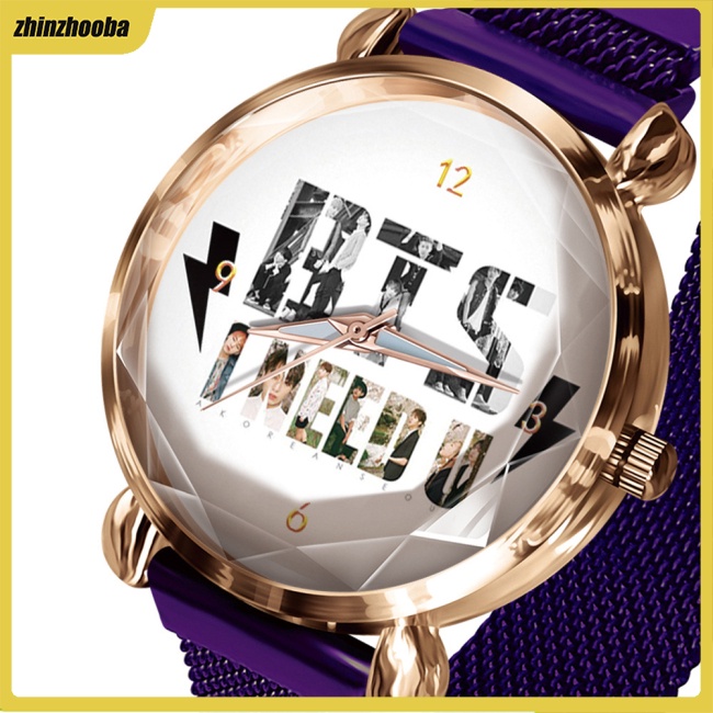 Fs Đồng Hồ Đeo Tay Phong Cách Nhóm Nhạc bts