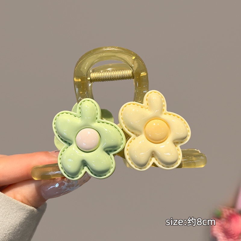 Kẹp Tóc Hình Cá Mập Đính Hoa Nhiều Màu Dễ Thương Cho Nữ 2023