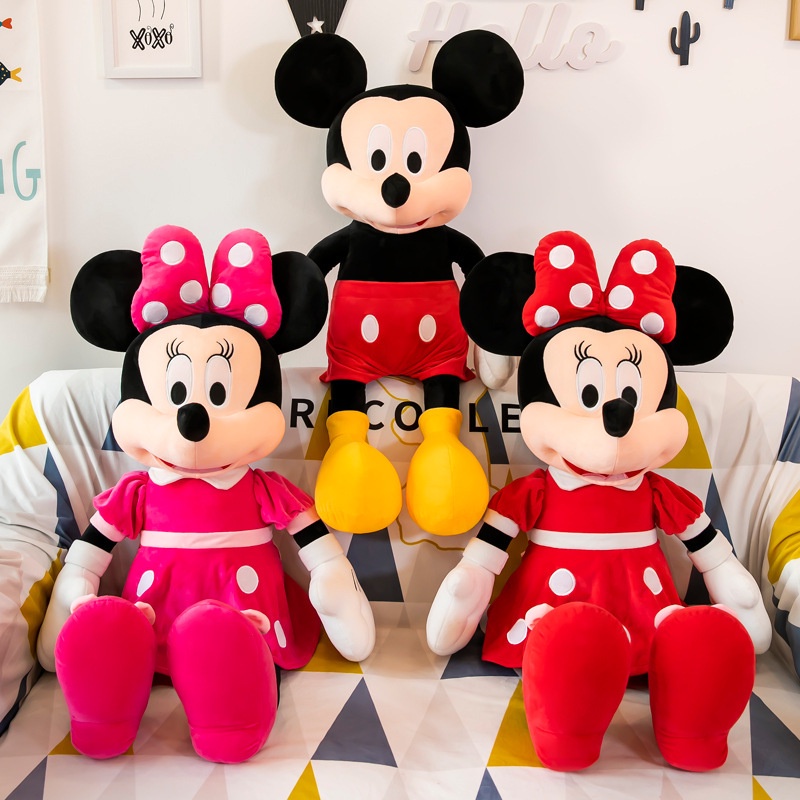 Thú Nhồi Bông Hình Chuột mickey minnie 35-75cm