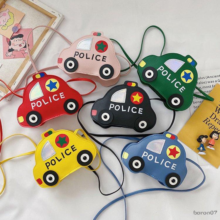 Túi Đeo Chéo mini In Hình Xe Hơi Dễ Thương Thời Trang Cho Bé Trai Và Gái 67Hhl