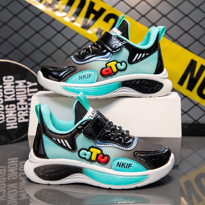Giày Thể Thao Phối Lưới Thoáng Khí Phong Cách Mới Mùa Thu 2023 Cho Học Sinh