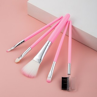 Set 5 cọ trang điểm mắt môi má hồng màu đen