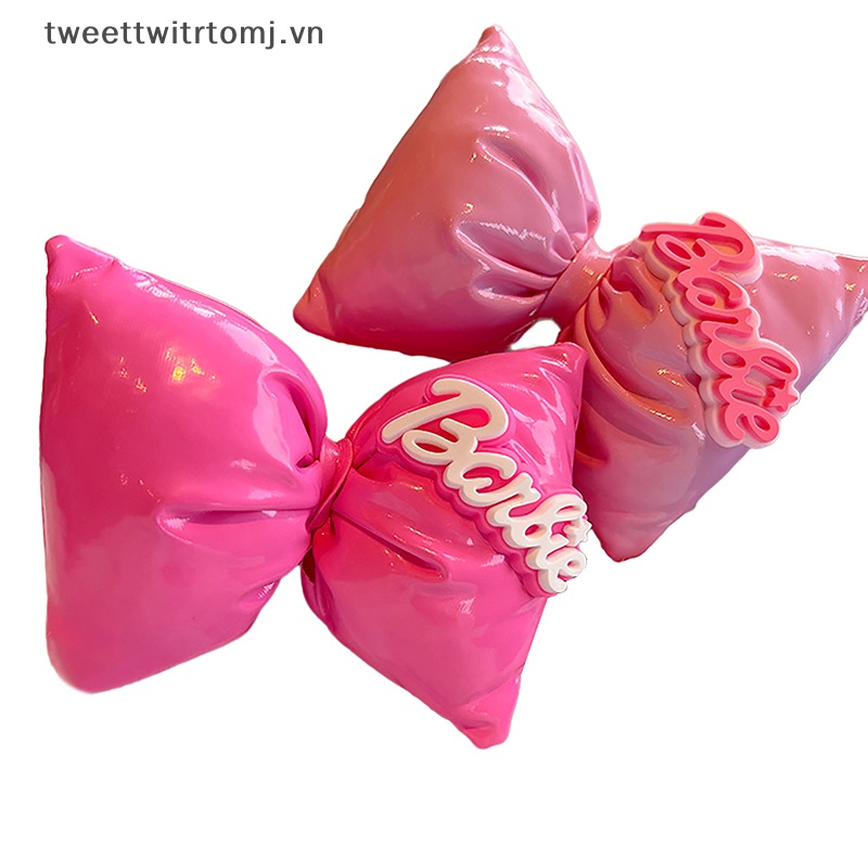 Kẹp Tóc Nơ 3d Màu Hồng Xinh Xắn Cho Nữ vn