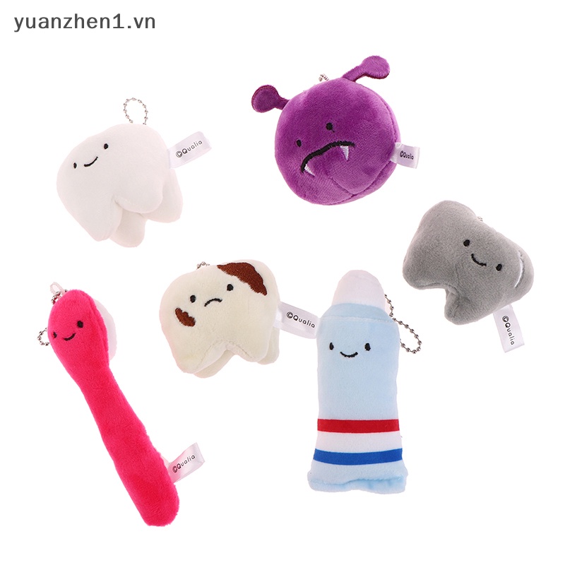 Móc Khóa Hình Bàn Chải Đánh Răng Nhồi Bông Đáng Yêu vn