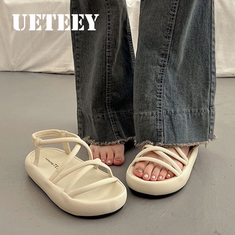 UETEEY   dép sandal nữ dép bánh mì nữ dép bánh mì Chống Trượt 2023 NEW  Thời trang ins Thời trang Thoải mái D22E03T 36Z230909