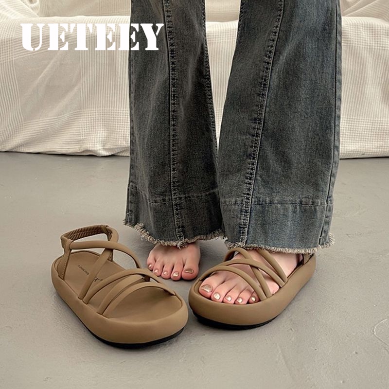 UETEEY   dép sandal nữ dép bánh mì nữ dép bánh mì Chống Trượt 2023 NEW  Thời trang ins Thời trang Thoải mái D22E03T 36Z230909