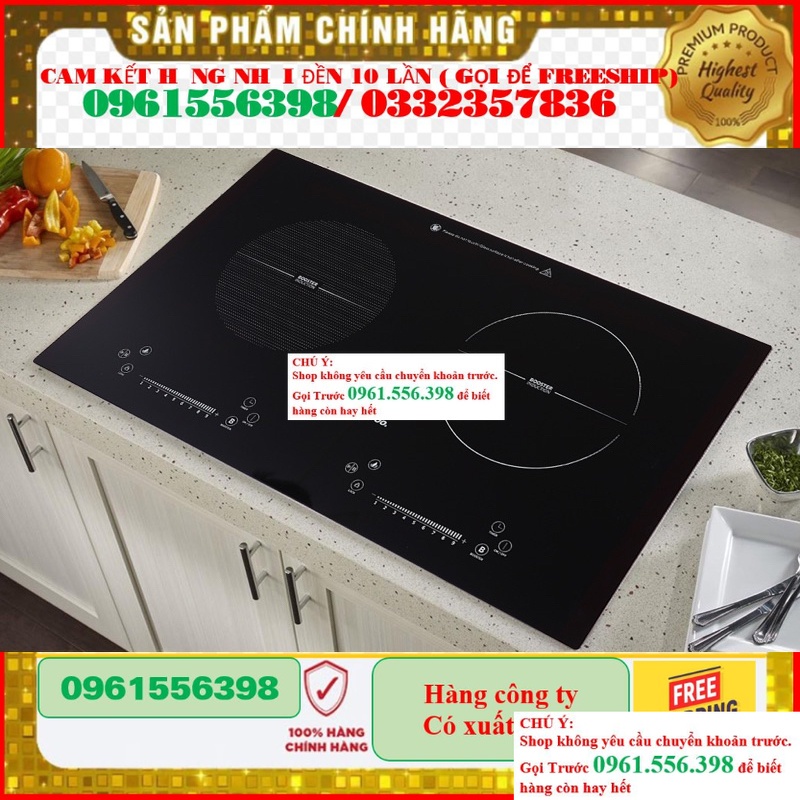 [SALE LỚN] Bếp từ đôi Kangaroo KG855i.- Mới 100%