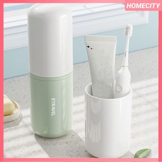 Hộp đựng bàn chải đánh răng du lịch Cốc đựng kem đánh răng đa năng Bảo vệ hộp đựng kem đánh răng Cốc đựng bàn chải đánh răng