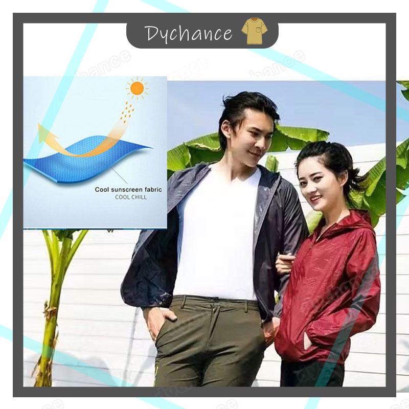Áo Khoác Thể Thao Có Mũ Trùm Chống Tia uv upf50 +