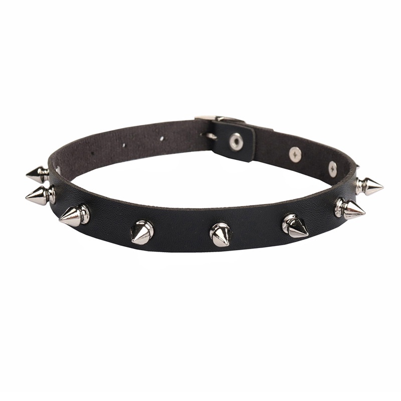 Vòng Cổ choker Da pu Mặt Thánh Giá / Trái Tim / Hoa Hướng Dương Màu Đen Phong Cách harajuku punk Cho Nữ