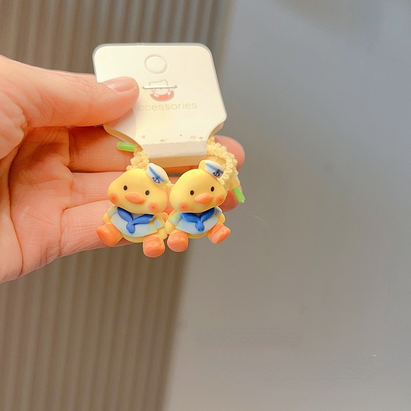 Set 2 Dây Buộc Tóc Cao Su Đính Hạt