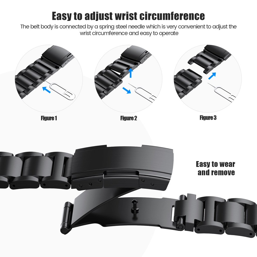 Dây Đeo Bằng Titan Sang Trọng Cho Đồng Hồ samsung galaxy watch 6 classic 43mm 47mm 6 / 5 / 4 40 44mm 5pro 45mm 42mm 46mm