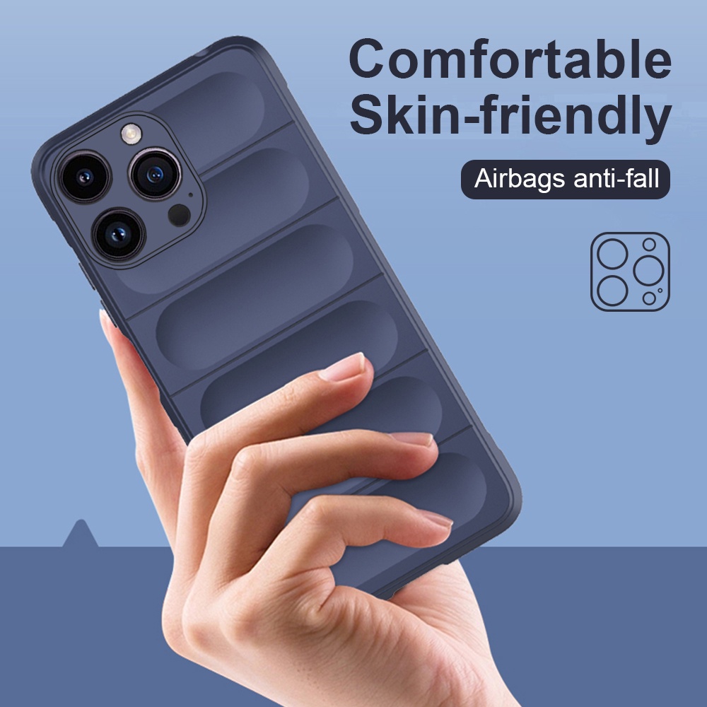 Chống Sốc Ốp Điện Thoại Silicon Chống Trượt Chống Va Đập Cho iphone 15 pro max 15 pro max 15 pro 15 plus iphoen15 pro