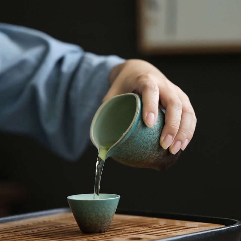 Bình Đựng Trà Bằng Gốm Sứ Kiểu Dáng Đơn Giản Phong Cách retro