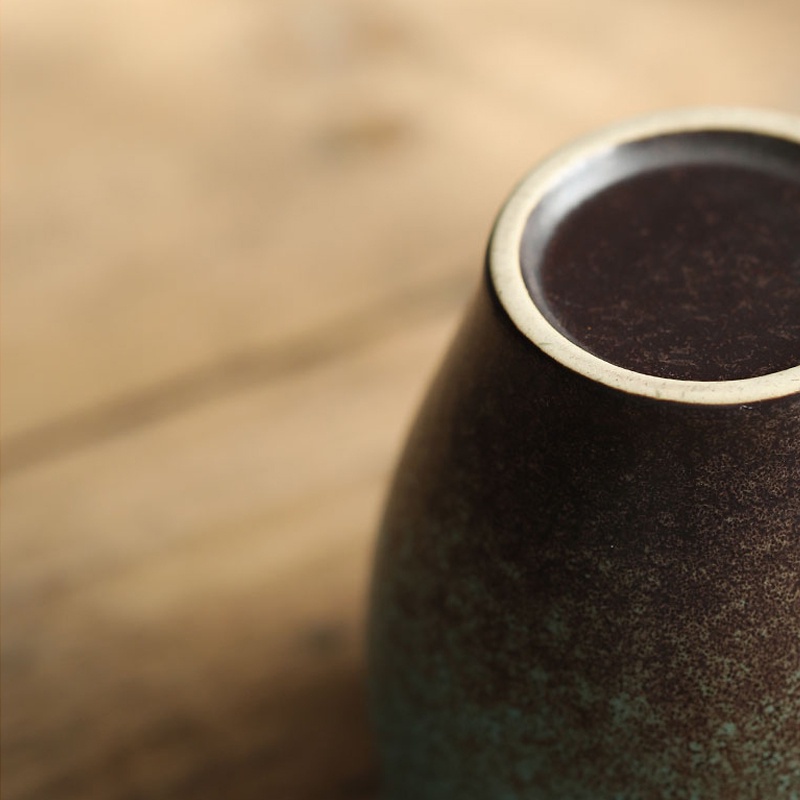 Bình Đựng Trà Bằng Gốm Sứ Kiểu Dáng Đơn Giản Phong Cách retro